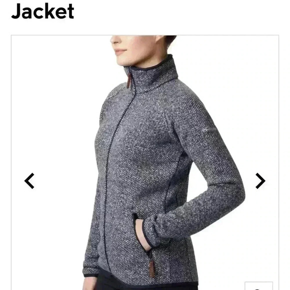 Columbia Women’s Chillin Fleece Jacket Size Large Active Fit Nocturnal Color - Picture 11 of 13